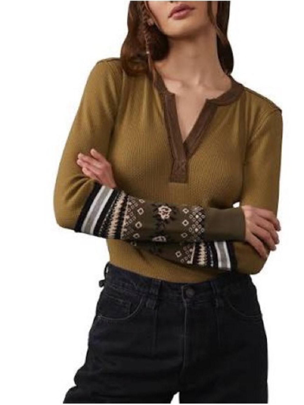 We the Free Mikah Layering Top
